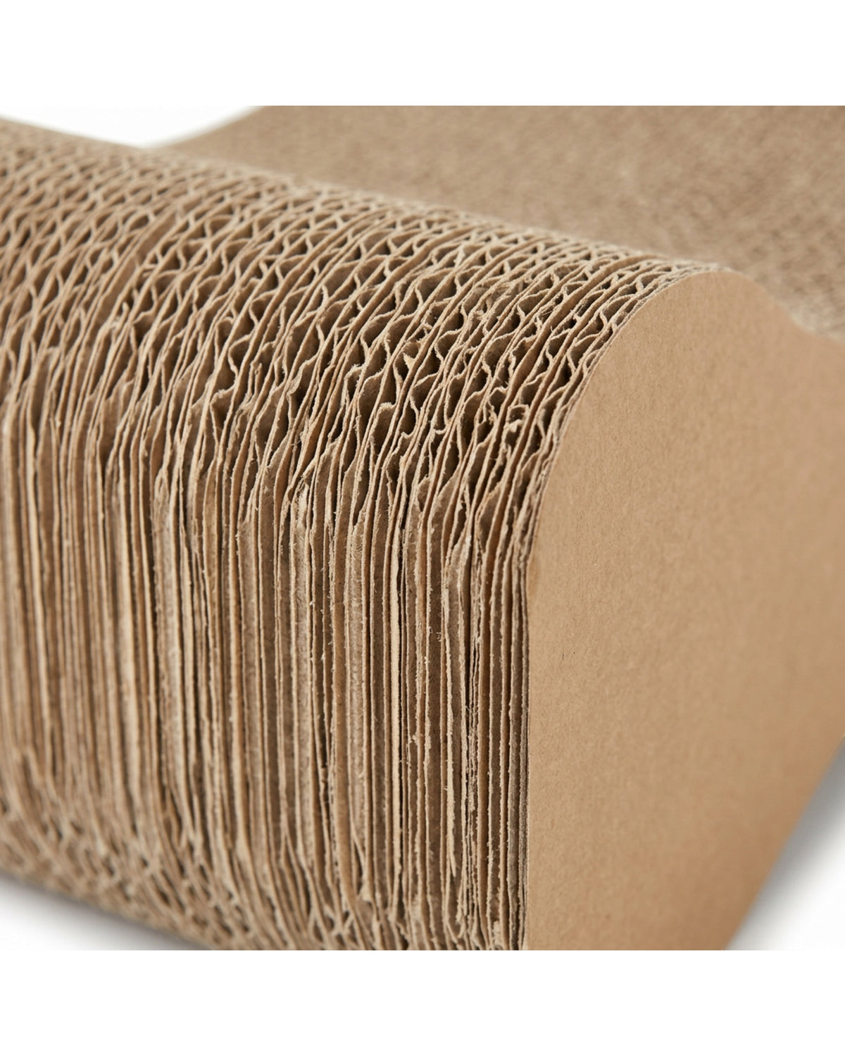 Thwgn Reversible Wave Corrugated Cat Scratcher 24 Inch Oatmeal - Detail view