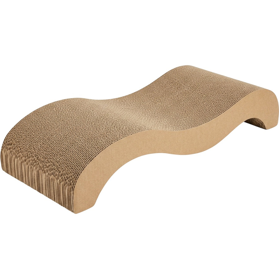 Thwgn Reversible Wave Corrugated Cat Scratcher 24 Inch Oatmeal