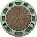 Thwgn Round Track Corrugated Cat Scratcher 16 Inch Sage - Product view